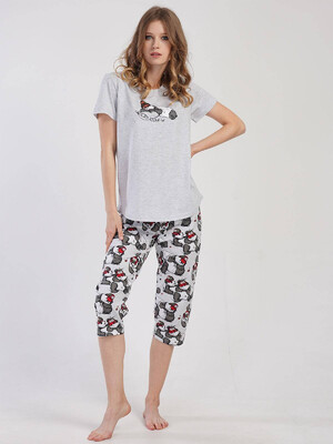 Купить Хлопковый комплект с капри VIENETTA 3111830501 в Украина в Lingerie.ua - Одяг для дому та відпочинку, Фото 2