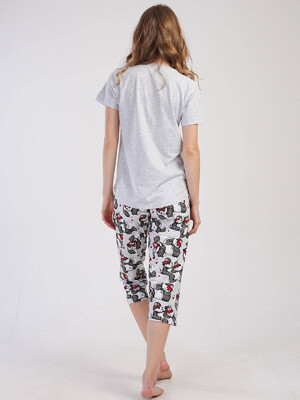 Купить Хлопковый комплект с капри VIENETTA 3111830501 в Украина в Lingerie.ua - Одяг для дому та відпочинку, Фото 4