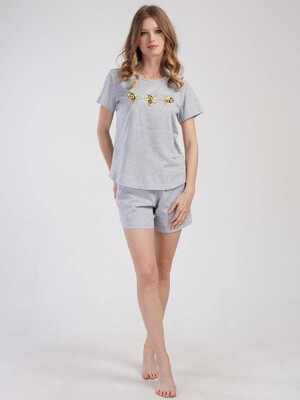 Купить Хлопковый комплект из футболки и шорт VIENETTA 3112590000 в Украина в Lingerie.ua - Одяг для дому та відпочинку, Фото 2