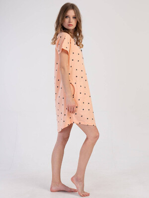 Купить Хлопковая туника с коротким рукавом VIENETTA 3100781929 в Украина в Lingerie.ua - Одяг для дому та відпочинку, Фото 5