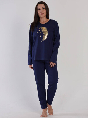 Купить Хлопковый домашний костюм с брюками VIENETTA 3112950000 в Украина в Lingerie.ua - Одяг для дому та відпочинку, Видео