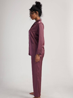 Купить Шелковая пижама с длинным рукавом VIENETTA 1616945364 в Украина в Lingerie.ua - Одяг для дому та відпочинку, Фото 2