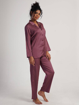 Купить Шелковая пижама с длинным рукавом VIENETTA 1616945364 в Украина в Lingerie.ua - Одяг для дому та відпочинку, Фото 5