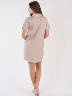 Купить Шелковый короткий халат на пуговицах VIENETTA 1612175330 в Украина в Lingerie.ua - Одяг для дому та відпочинку, Фото 6