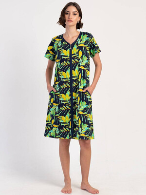 Купить Хлопковый халат на молнии VIENETTA 3110660163 в Украина в Lingerie.ua - Одяг для дому та відпочинку, Фото 2