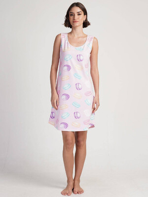 Купить Хлопковая туника на широких бретельках VIENETTA 3110495403 в Украина в Lingerie.ua - Одяг для дому та відпочинку, Видео