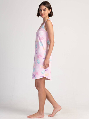 Купить Хлопковая туника на широких бретельках VIENETTA 3110495403 в Украина в Lingerie.ua - Одяг для дому та відпочинку, Фото 4