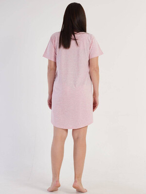 Купить Короткая хлопковая туника большого размера VIENETTA 3120150000 в Украина в Lingerie.ua - Одяг для дому та відпочинку, Фото 2