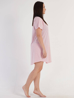 Купить Короткая хлопковая туника большого размера VIENETTA 3120150000 в Украина в Lingerie.ua - Одяг для дому та відпочинку, Фото 6