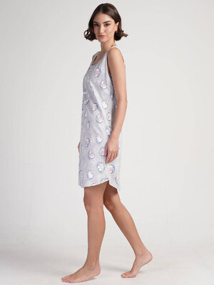 Купить Хлопковая туника на широких бретельках VIENETTA 3112500537 в Украина в Lingerie.ua - Одяг для дому та відпочинку, Фото 4