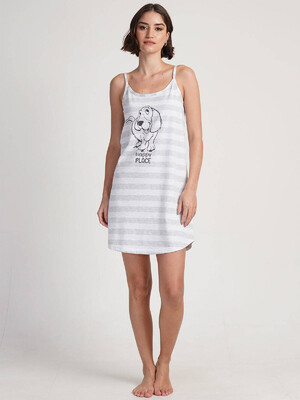 Купить Хлопковая туника на бретельках VIENETTA 3120360000 в Украина в Lingerie.ua - Одяг для дому та відпочинку, Фото 3