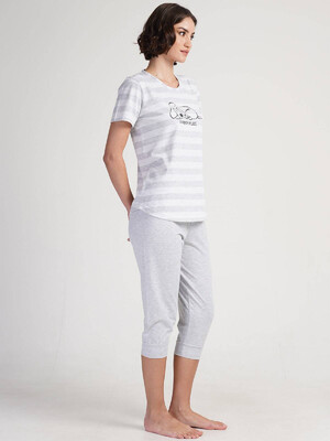 Купить Бавовняний комплект із футболки та капрі VIENETTA 3120320000 в Украина в Lingerie.ua - Одяг для дому та відпочинку, Фото 5
