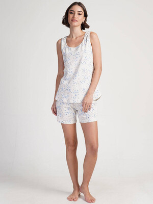 Купить Хлопковый комплект из майки и шорт VIENETTA 3113794197 в Украина в Lingerie.ua - Одяг для дому та відпочинку, Фото 3