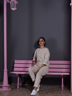 Купить Женский костюм с брюками VIENETTA PLUS 3120050000 в Украина в Lingerie.ua - Одяг для дому та відпочинку, Фото 3