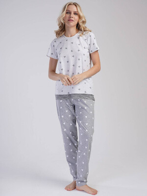 Купить Хлопковый домашний комплект с брюками VIENETTA 3113440274 в Украина в Lingerie.ua - Одяг для дому та відпочинку, Видео