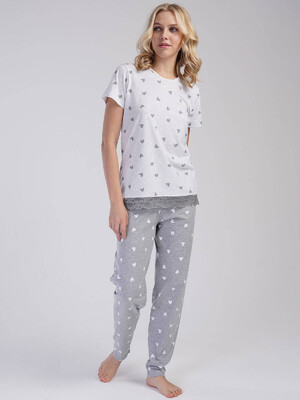 Купить Хлопковый домашний комплект с брюками VIENETTA 3113440274 в Украина в Lingerie.ua - Одяг для дому та відпочинку, Фото 2