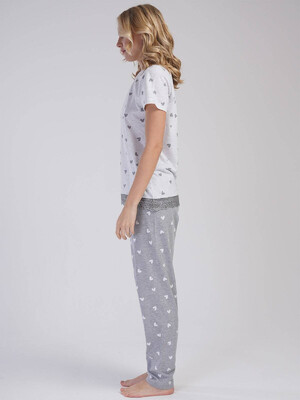 Купить Хлопковый домашний комплект с брюками VIENETTA 3113440274 в Украина в Lingerie.ua - Одяг для дому та відпочинку, Фото 3