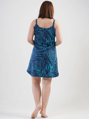 Купить Хлопковая туника большого размера на бретельках VIENETTA 1121020796 в Украина в Lingerie.ua - Одяг для дому та відпочинку, Фото 4