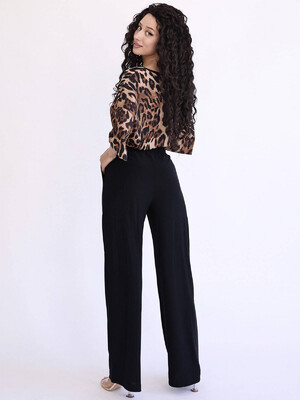 Купить Летний женский костюм с леопардовым принтом LINGERIE 170719 в Украина в Lingerie.ua - Одяг для дому та відпочинку, Фото 2