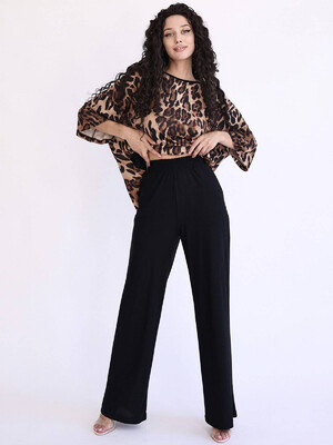 Купить Летний женский костюм с леопардовым принтом LINGERIE 170719 в Украина в Lingerie.ua - Одяг для дому та відпочинку, Фото 4