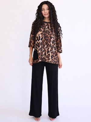 Купить Летний женский костюм с леопардовым принтом LINGERIE 170719 в Украина в Lingerie.ua - Одяг для дому та відпочинку, Фото 6