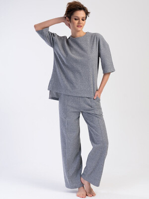 Купить Домашний женский комплект с брюками VIENETTA 4020240000 в Украина в Lingerie.ua - Одяг для дому та відпочинку, Видео