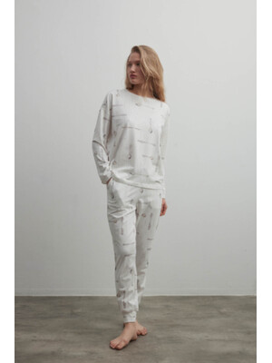 Купить Хлопковый домашний комплект с длинным рукавом HAYS 40317 в Украина в Lingerie.ua - Одяг для дому та відпочинку, Фото 1