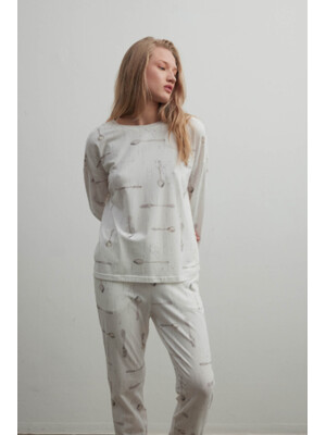 Купить Хлопковый домашний комплект с длинным рукавом HAYS 40317 в Украина в Lingerie.ua - Одяг для дому та відпочинку, Фото 2