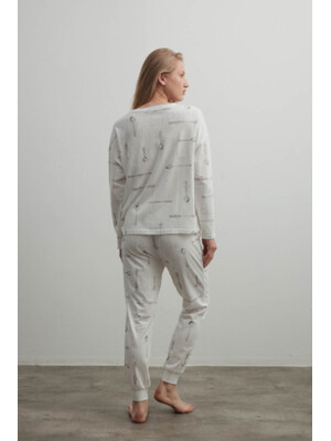 Купить Хлопковый домашний комплект с длинным рукавом HAYS 40317 в Украина в Lingerie.ua - Одяг для дому та відпочинку, Фото 3