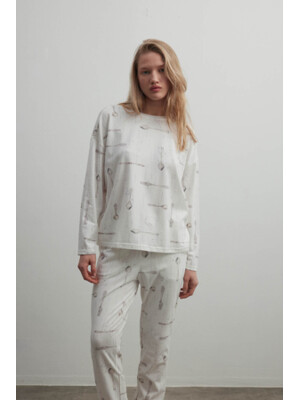 Купить Хлопковый домашний комплект с длинным рукавом HAYS 40317 в Украина в Lingerie.ua - Одяг для дому та відпочинку, Фото 4