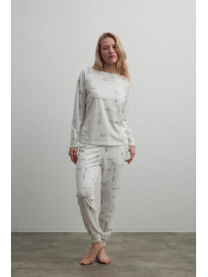 Купить Хлопковый домашний комплект с длинным рукавом HAYS 40317 в Украина в Lingerie.ua - Одяг для дому та відпочинку, Фото 6