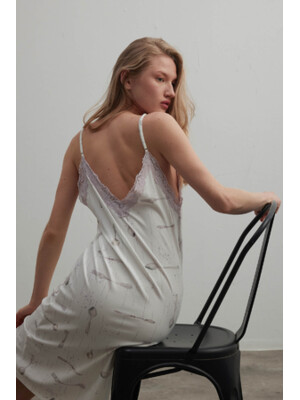 Купить Ночная сорочка с кружевом на тонких бретельках HAYS 40390 в Украина в Lingerie.ua - Одяг для дому та відпочинку, Фото 8