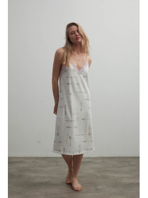 Купить Ночная сорочка с кружевом на тонких бретельках HAYS 40390 в Украина в Lingerie.ua - Одяг для дому та відпочинку, Фото 7