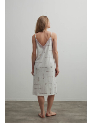 Купить Ночная сорочка с кружевом на тонких бретельках HAYS 40390 в Украина в Lingerie.ua - Одяг для дому та відпочинку, Фото 3