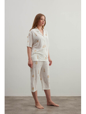 Купить Хлопковый комплект из рубашки и капри HAYS 40206 в Украина в Lingerie.ua - Одяг для дому та відпочинку, Фото 3