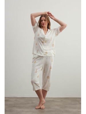 Купить Хлопковый комплект из рубашки и капри HAYS 40206 в Украина в Lingerie.ua - Одяг для дому та відпочинку, Фото 6