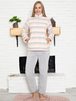 Купить Теплый плюшевый домашний костюм COCOON O61-5069 в Украина в Lingerie.ua - Одяг для дому та відпочинку, Фото 2