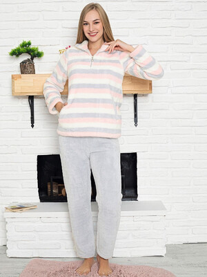 Купить Теплый плюшевый домашний костюм COCOON O61-5069 в Украина в Lingerie.ua - Одяг для дому та відпочинку, Фото 4