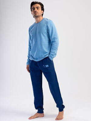 Купить Байковый домашний комплект с длинным рукавом VIENETTA MAN 4030030000 в Украина в Lingerie.ua - Одяг для дому та відпочинку, Видео