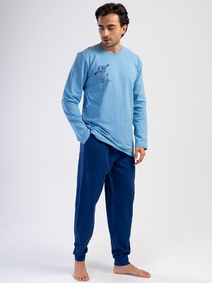 Купить Байковый домашний комплект с длинным рукавом VIENETTA MAN 4030030000 в Украина в Lingerie.ua - Одяг для дому та відпочинку, Фото 3