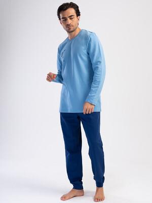Купить Байковый домашний комплект с длинным рукавом VIENETTA MAN 4030030000 в Украина в Lingerie.ua - Одяг для дому та відпочинку, Фото 4