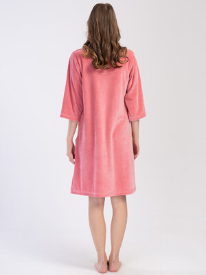 Купить Велюровый женский халат на молнии VIENETTA 4031060000 в Украина в Lingerie.ua - Одяг для дому та відпочинку, Фото 2