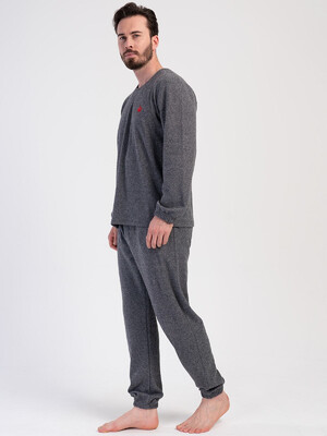Купить Теплый домашний костюм с длинным рукавом VIENETTA MAN 4020380000 в Украина в Lingerie.ua - Одяг для дому та відпочинку, Фото 3