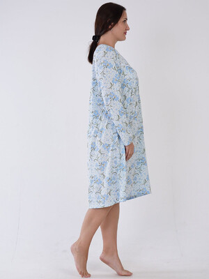 Купить Хлопковая ночная рубашка большого размера VIENETTA 1613730855 в Украина в Lingerie.ua - Одяг для дому та відпочинку, Фото 2