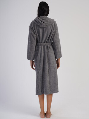 Купить Теплый женский халат с капюшоном VIENETTA 1617140000 в Украина в Lingerie.ua - Одяг для дому та відпочинку, Фото 2