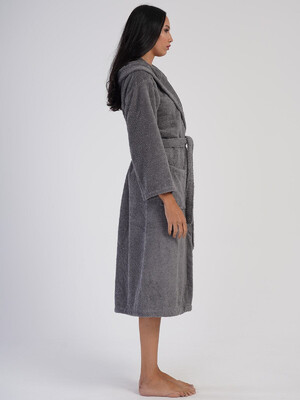 Купить Теплый женский халат с капюшоном VIENETTA 1617140000 в Украина в Lingerie.ua - Одяг для дому та відпочинку, Фото 3