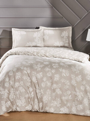 Купить Двуспальный комплект постельного белья TAC Saten Peggy в Украина в Lingerie.ua - Одяг для дому та відпочинку, Фото 1