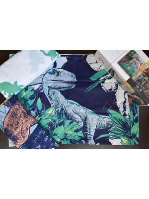 Купить Односпальный комплект постельного белья TAC Disney Jurassic World Forest с простыней на резинке в Украина в Lingerie.ua - Одяг для дому та відпочинку, Фото 3