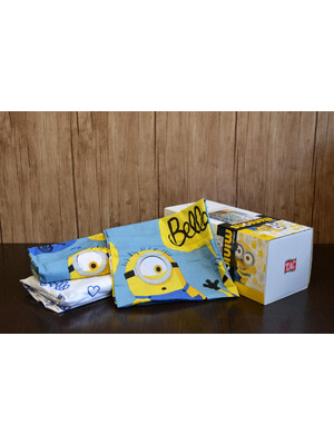 Купить Односпальный комплект постельного белья TAC Disney MINIONS Bananas с простыней на резинке в Украина в Lingerie.ua - Одяг для дому та відпочинку, Фото 2