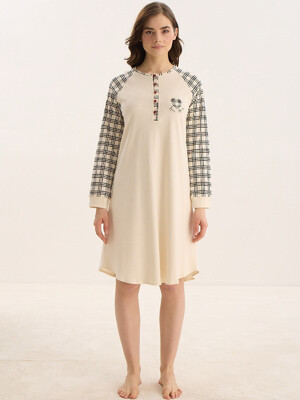 Купить Домашняя туника с длинным рукавом SEVIM 16091 в Украина в Lingerie.ua - Одяг для дому та відпочинку, Фото 3